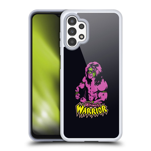 WWE Ultimate Warrior Half Body Illustrated Soft Gel Case for Samsung Galaxy A13 (2022)