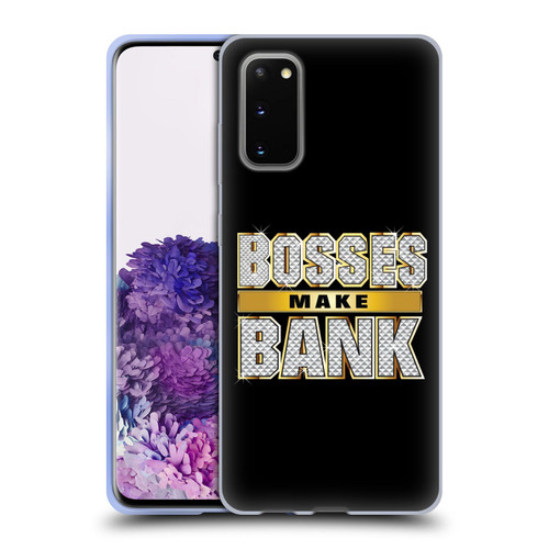 WWE Superstars 7 Sasha Banks Bosses Make Bank Soft Gel Case for Samsung Galaxy S20 / S20 5G