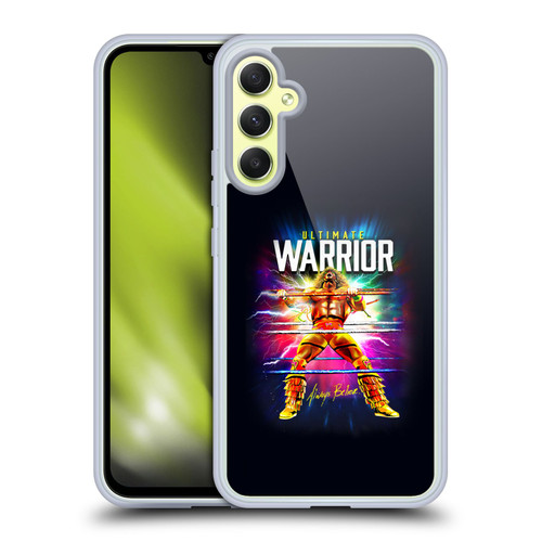 WWE Ultimate Warrior Retro Blast Soft Gel Case for Samsung Galaxy A34 5G