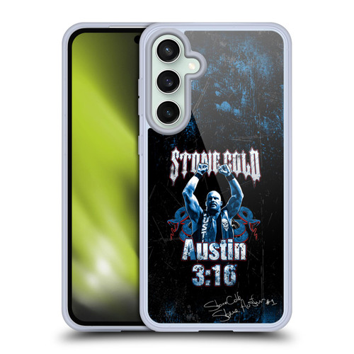 WWE Steve Austin Stone Cold Toughest SOB Soft Gel Case for Samsung Galaxy S23 FE 5G & MagSafe
