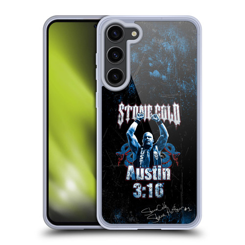 WWE Steve Austin Stone Cold Toughest SOB Soft Gel Case for Samsung Galaxy S23+ 5G & MagSafe