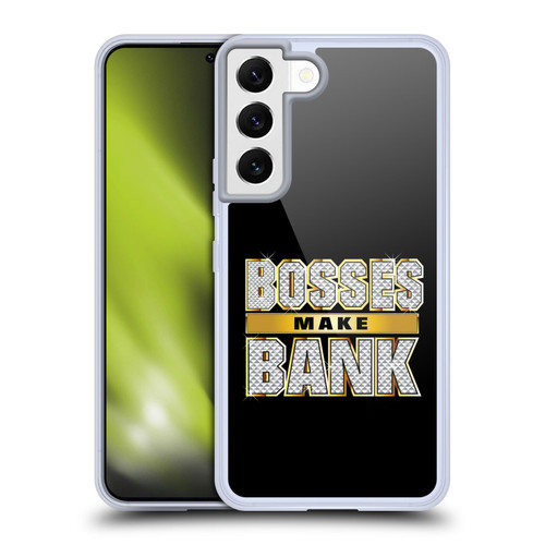 WWE Superstars 7 Sasha Banks Bosses Make Bank Soft Gel Case for Samsung Galaxy S22 5G & MagSafe