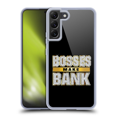 WWE Superstars 7 Sasha Banks Bosses Make Bank Soft Gel Case for Samsung Galaxy S22+ 5G & MagSafe