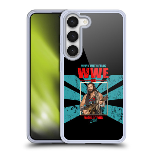 WWE Superstars 7 Elias Walk with Elias Soft Gel Case for Samsung Galaxy S23 5G & MagSafe