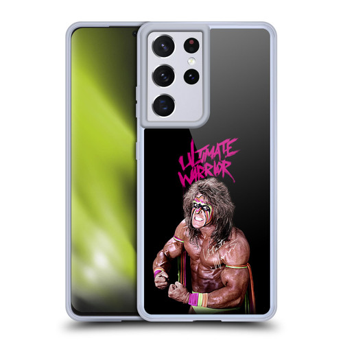 WWE Ultimate Warrior Photo & Signature Soft Gel Case for Samsung Galaxy S21 Ultra 5G & MagSafe