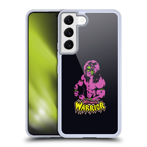WWE Ultimate Warrior Half Body Illustrated Soft Gel Case for Samsung Galaxy S22 5G & MagSafe