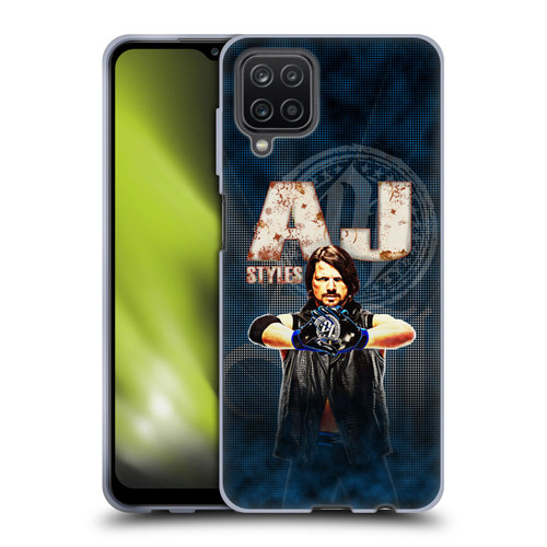 WWE Superstars AJ Styles Soft Gel Case for Samsung Galaxy A12 (2020)