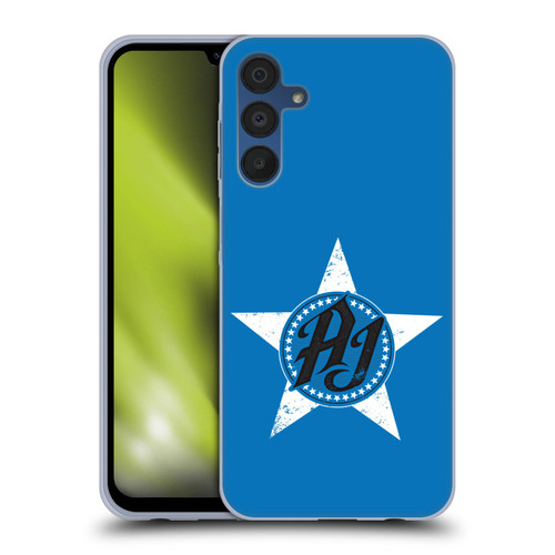 WWE Superstars 8 AJ Styles Logo Star Soft Gel Case for Samsung Galaxy A15 & MagSafe