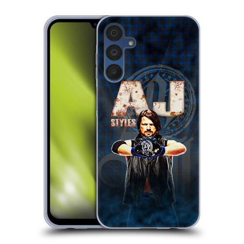 WWE Superstars AJ Styles Soft Gel Case for Samsung Galaxy A15 & MagSafe