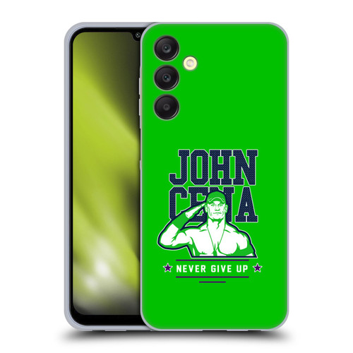 WWE Superstars 8 John Cena Never Give Up 2 Soft Gel Case for Samsung Galaxy A25 5G