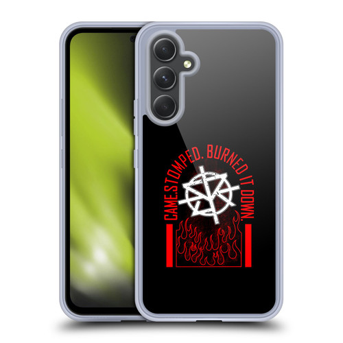 WWE Superstars 8 Seth Rollins Burned It Down Soft Gel Case for Samsung Galaxy A54 5G