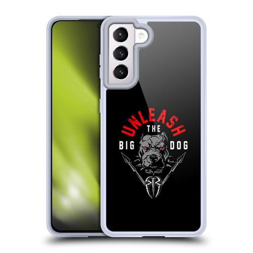 WWE Superstars 8 Roman Reigns Unleash The Big Dog Soft Gel Case for Samsung Galaxy S21 5G & MagSafe