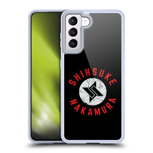 WWE Superstars 8 Shinsuke Nakamura The Artist Soft Gel Case for Samsung Galaxy S21 5G & MagSafe