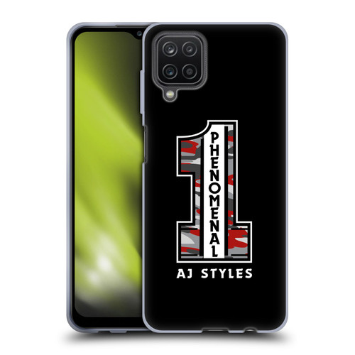 WWE 2017/18 Superstars AJ Styles Phenomenal 1 Soft Gel Case for Samsung Galaxy A12 (2020)
