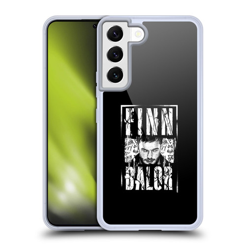 WWE Superstars 8 Finn Bàlor Photo Logotype Soft Gel Case for Samsung Galaxy S22 5G & MagSafe