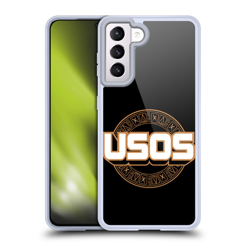 WWE The Usos Logotype Soft Gel Case for Samsung Galaxy S21 5G & MagSafe