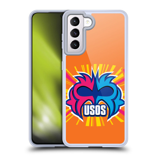 WWE The Usos Play Hard In The Paint Soft Gel Case for Samsung Galaxy S21 5G & MagSafe
