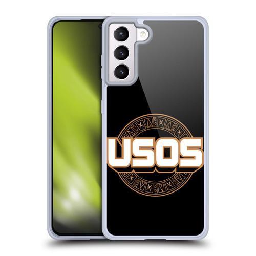 WWE The Usos Logotype Soft Gel Case for Samsung Galaxy S21+ 5G & MagSafe
