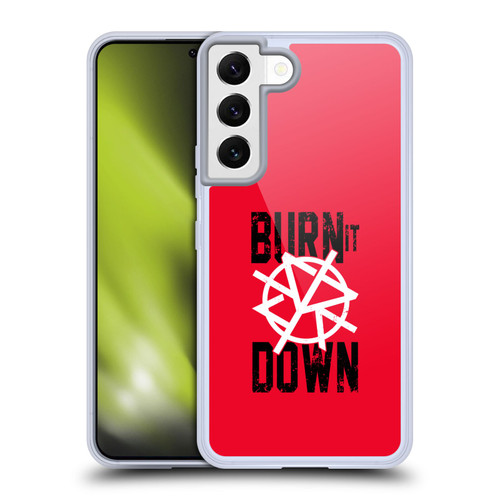 WWE Superstars 8 Seth Rollins Burn It Down Soft Gel Case for Samsung Galaxy S22 5G & MagSafe