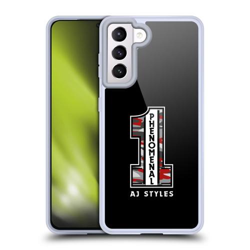 WWE 2017/18 Superstars AJ Styles Phenomenal 1 Soft Gel Case for Samsung Galaxy S21 5G & MagSafe