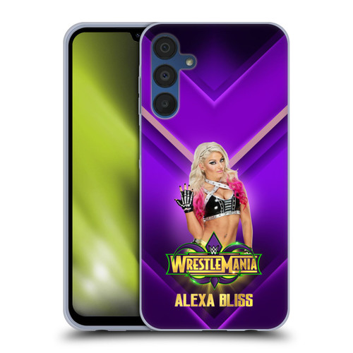 WWE Wrestlemania 34 Superstars Alexa Bliss Soft Gel Case for Samsung Galaxy A15 & MagSafe