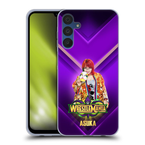 WWE Wrestlemania 34 Superstars Asuka Soft Gel Case for Samsung Galaxy A15 & MagSafe