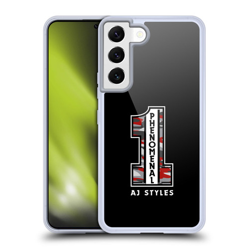 WWE 2017/18 Superstars AJ Styles Phenomenal 1 Soft Gel Case for Samsung Galaxy S22 5G & MagSafe