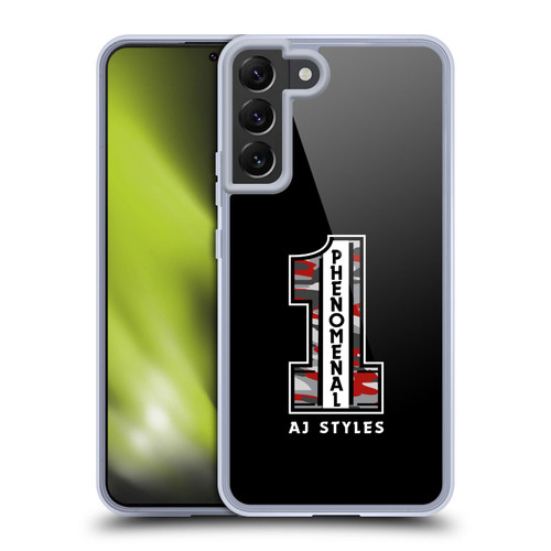 WWE 2017/18 Superstars AJ Styles Phenomenal 1 Soft Gel Case for Samsung Galaxy S22+ 5G & MagSafe