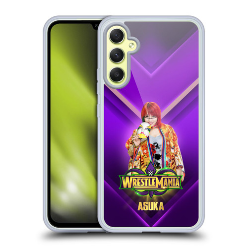 WWE Wrestlemania 34 Superstars Asuka Soft Gel Case for Samsung Galaxy A34 5G