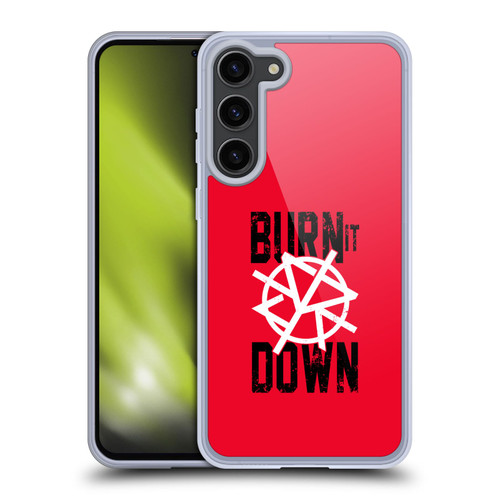WWE Superstars 8 Seth Rollins Burn It Down Soft Gel Case for Samsung Galaxy S23+ 5G & MagSafe