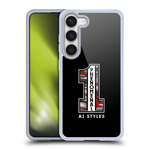 WWE 2017/18 Superstars AJ Styles Phenomenal 1 Soft Gel Case for Samsung Galaxy S23 5G & MagSafe
