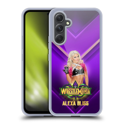 WWE Wrestlemania 34 Superstars Alexa Bliss Soft Gel Case for Samsung Galaxy A54 5G