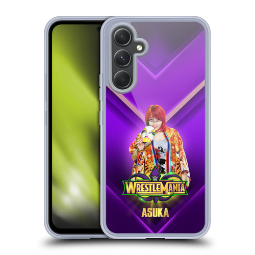 WWE Wrestlemania 34 Superstars Asuka Soft Gel Case for Samsung Galaxy A54 5G