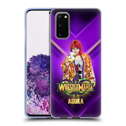 WWE Wrestlemania 34 Superstars Asuka Soft Gel Case for Samsung Galaxy S20 / S20 5G