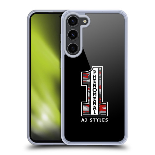 WWE 2017/18 Superstars AJ Styles Phenomenal 1 Soft Gel Case for Samsung Galaxy S23+ 5G & MagSafe