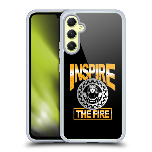 WWE Superstars 9 Becky Lynch Inspire The Fire Soft Gel Case for Samsung Galaxy A34 5G