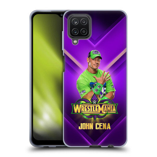 WWE Wrestlemania 34 Superstars John Cena Soft Gel Case for Samsung Galaxy A12 (2020)