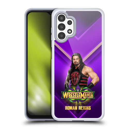 WWE Wrestlemania 34 Superstars Roman Reigns Soft Gel Case for Samsung Galaxy A13 (2022)