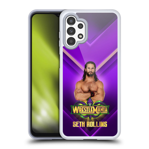 WWE Wrestlemania 34 Superstars Seth Rollins Soft Gel Case for Samsung Galaxy A13 (2022)