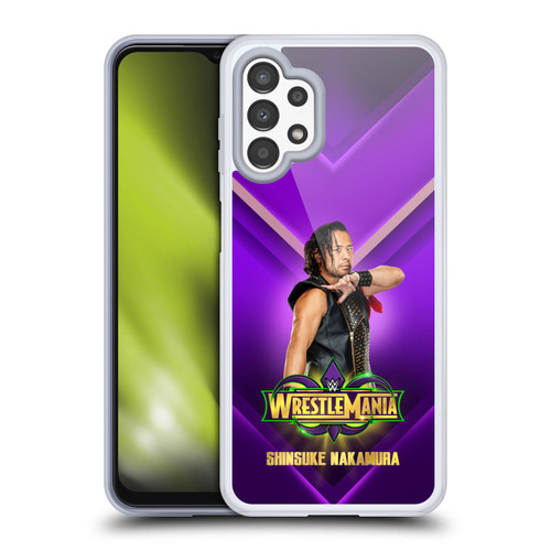 WWE Wrestlemania 34 Superstars Shinsuke Nakamura Soft Gel Case for Samsung Galaxy A13 (2022)