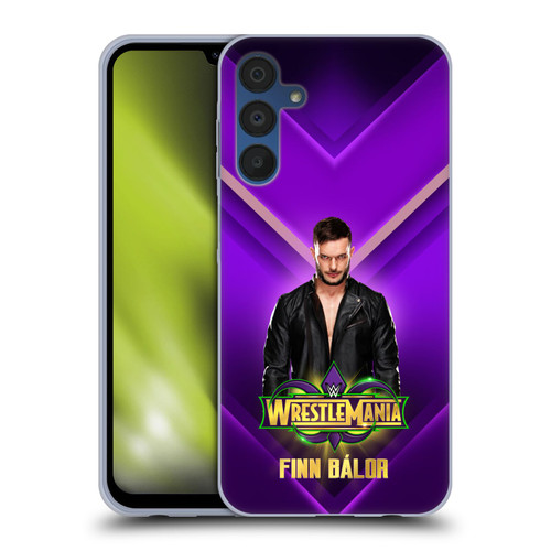 WWE Wrestlemania 34 Superstars Finn Bálor Soft Gel Case for Samsung Galaxy A15 & MagSafe