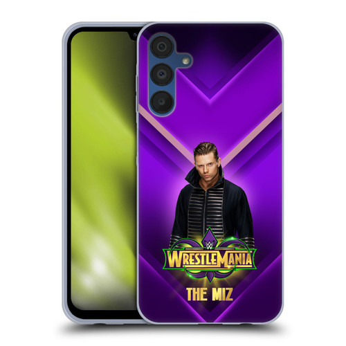WWE Wrestlemania 34 Superstars The Miz Soft Gel Case for Samsung Galaxy A15 & MagSafe