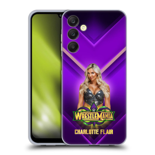 WWE Wrestlemania 34 Superstars Charlotte Flair Soft Gel Case for Samsung Galaxy A25 5G