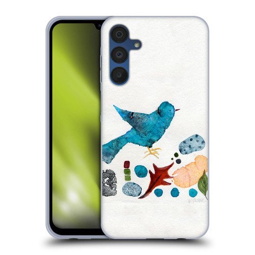 Wyanne Birds Playful Bird Soft Gel Case for Samsung Galaxy A15 & MagSafe