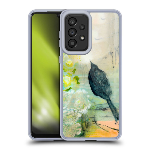 Wyanne Birds Black Feathered Bird Soft Gel Case for Samsung Galaxy A33 5G (2022)