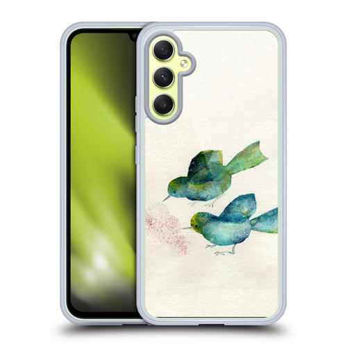 Wyanne Birds Seed Soft Gel Case for Samsung Galaxy A34 5G