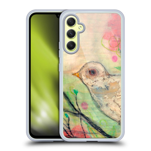 Wyanne Birds Bird on Branch Soft Gel Case for Samsung Galaxy A34 5G