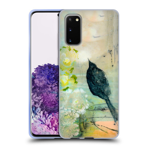 Wyanne Birds Black Feathered Bird Soft Gel Case for Samsung Galaxy S20 / S20 5G