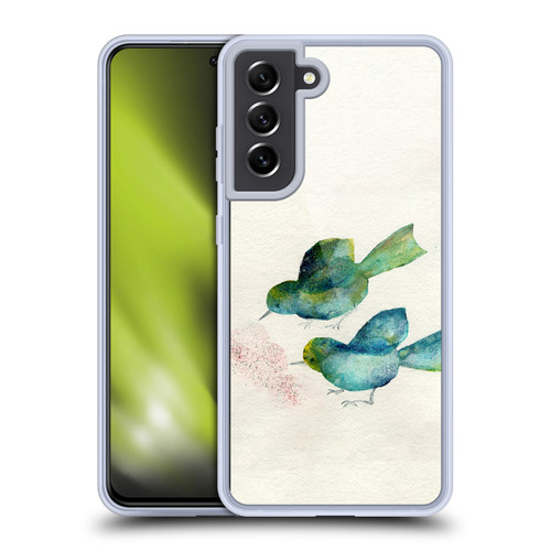 Wyanne Birds Seed Soft Gel Case for Samsung Galaxy S21 FE 5G & MagSafe