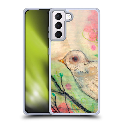 Wyanne Birds Bird on Branch Soft Gel Case for Samsung Galaxy S21+ 5G & MagSafe